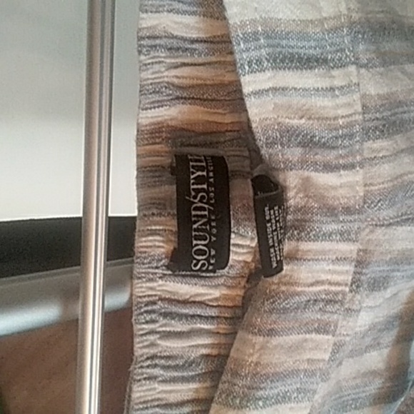 Sound/Style Paperbag Striped Shorts 3X - Picture 4 of 8